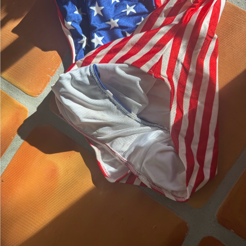 American Apparel Swimsuit One Piece - American flag! - Picture 4 of 5